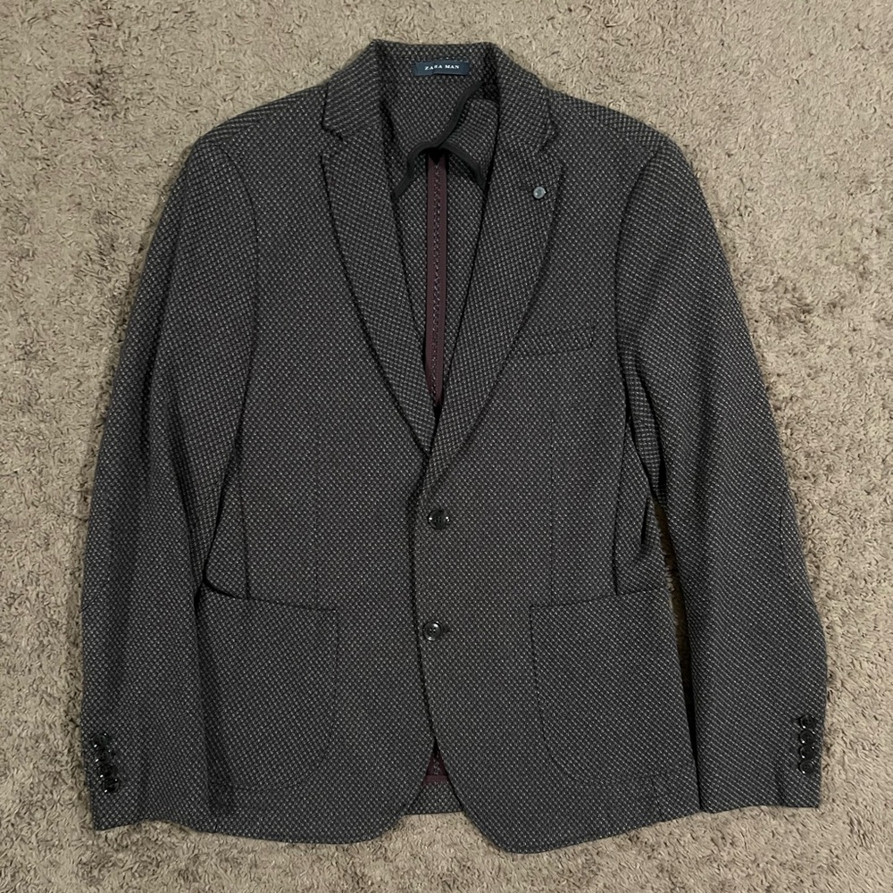 Zara Men’s Blazer w/Elbow Patches SZ 42R